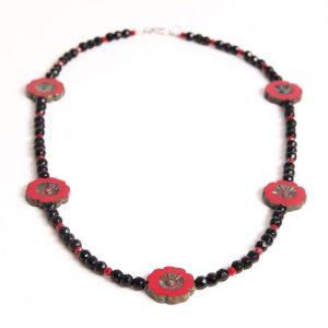 ETNO lill 22mm Punane kaelaehe